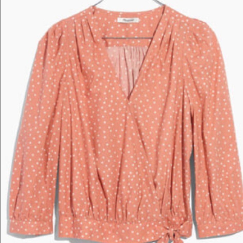 Madewell Star Scatter wrap top